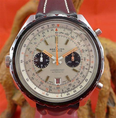 rare breitling 1808 white dial 